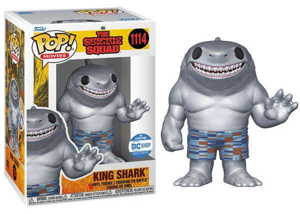 King Shark (Metallic, The Suicide Squad Movie) 1114 - DC Shop Exclusive
