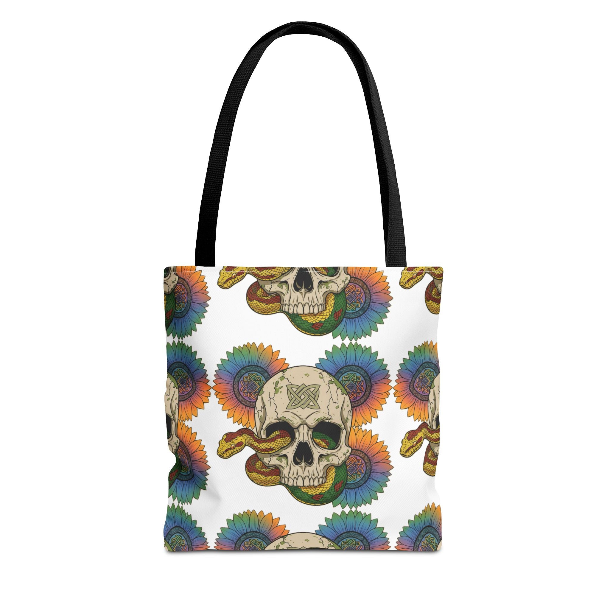 You’re gonna need a Bigger Tote - Vibrant Skull Pattern Tote Bag