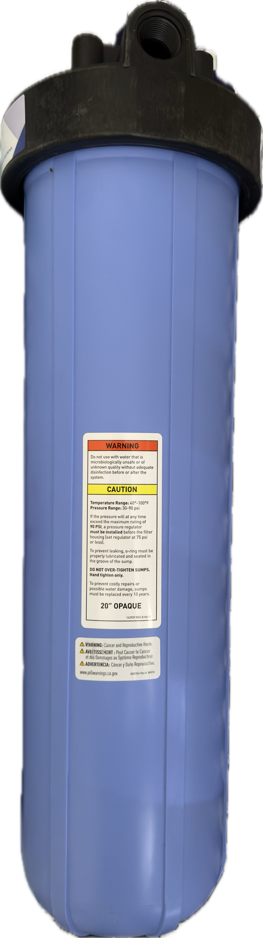 Pentair 150468 4”x20” 3/4” in/out no relief