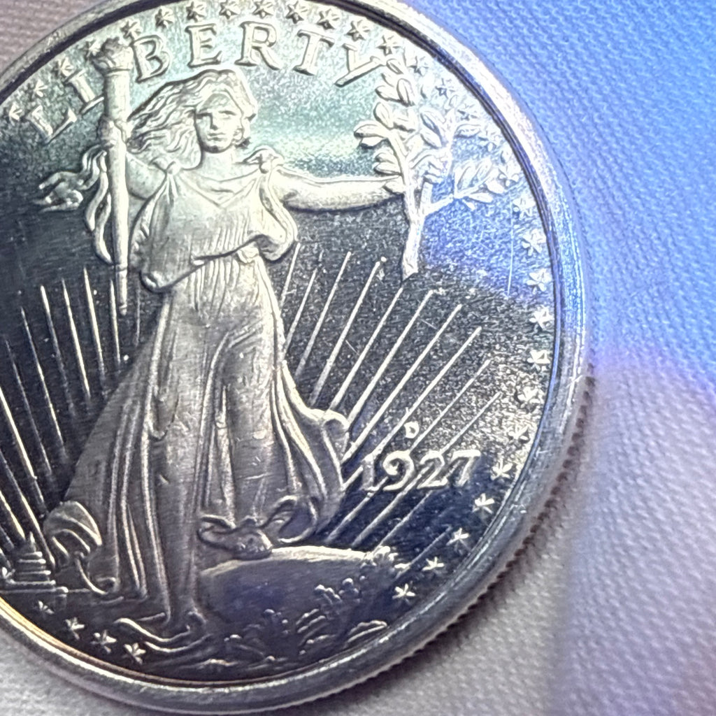 Silver Round • St. Gaudens Double Eagle .999 ounce
