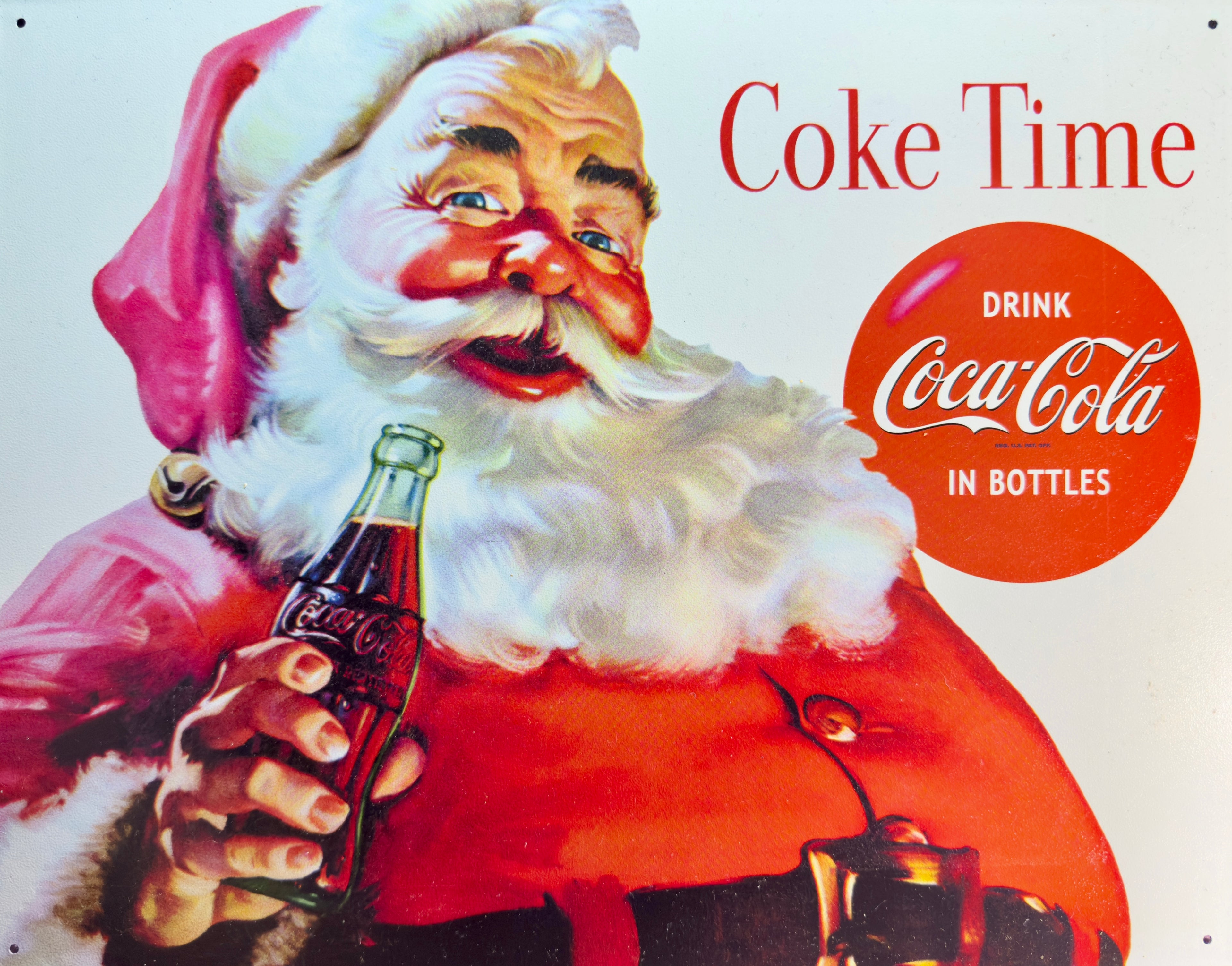 Coca-Cola Rustic Metal Print