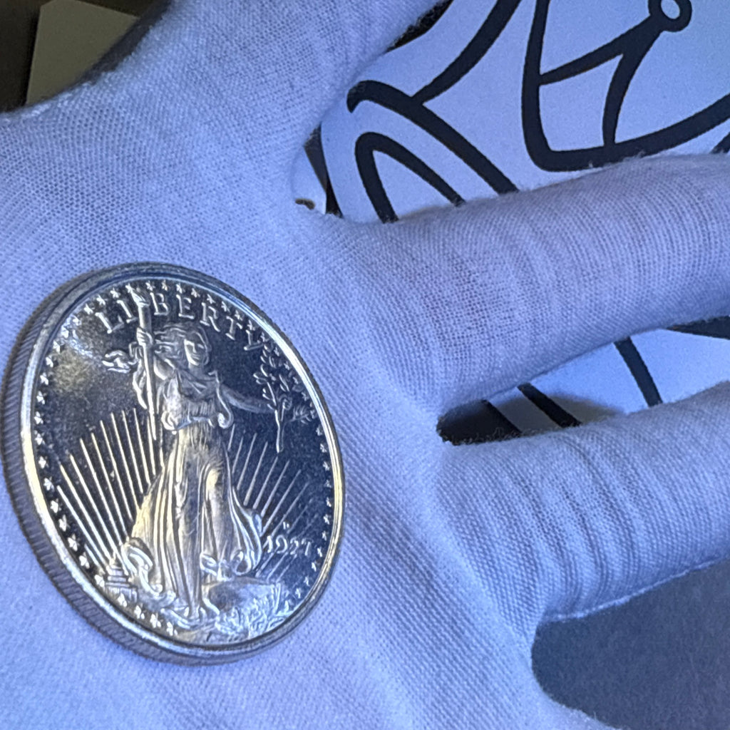 Silver Round • St. Gaudens Double Eagle .999 ounce