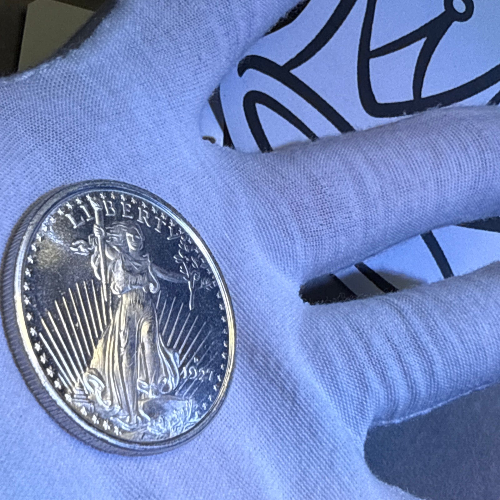 Silver Round • St. Gaudens Double Eagle .999 ounce