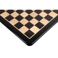 21" Inlaid Ebony & Maple Wood Chess Board 2.18” Square (55 mm)