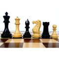 4.1" Ebonised Professional Staunton Weighted Chess Set (Chess Pieces Only) w/4 Queens
