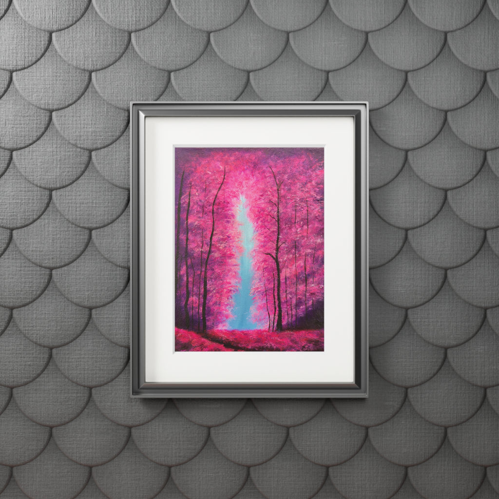 “Flamingo Gulch” Passepartout Giclée Print