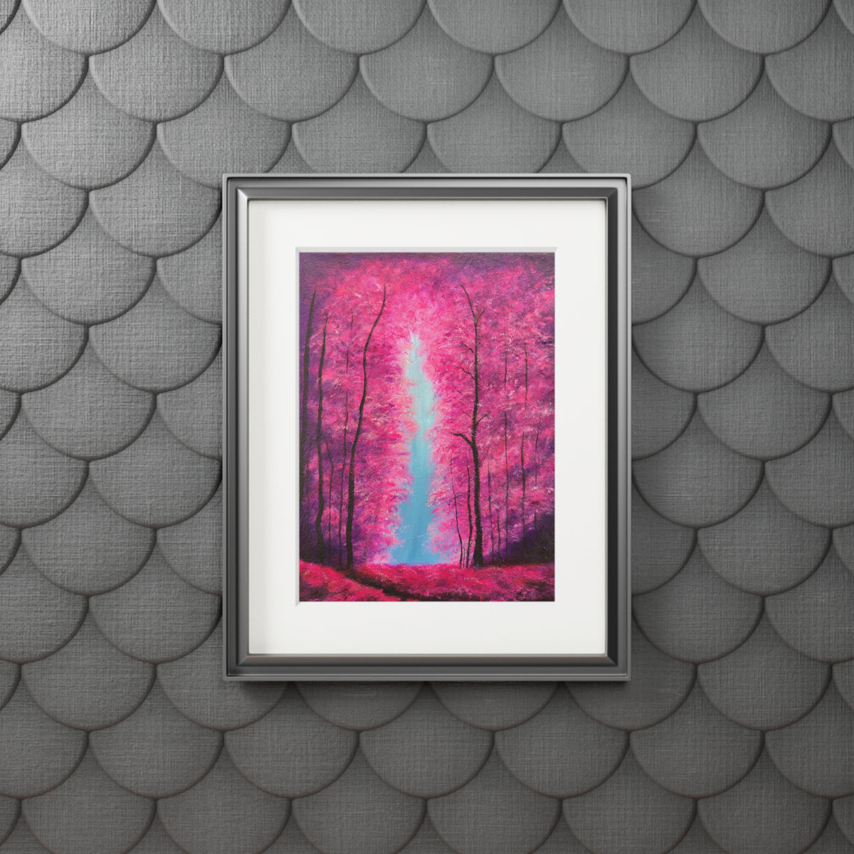 “Flamingo Gulch” Passepartout Giclée Print