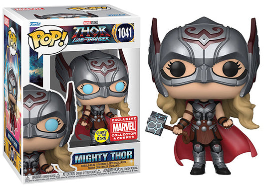 Mighty Thor (Glow in the Dark, Helmeted, Thor Love and Thunder) 1041 - Marvel Collector Corps Exclusive