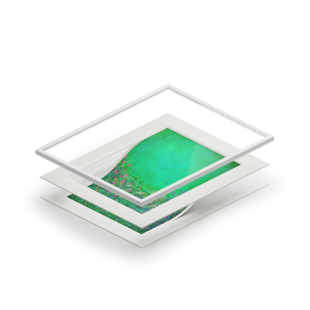 “Green Dreams” Passepartout Giclée Print