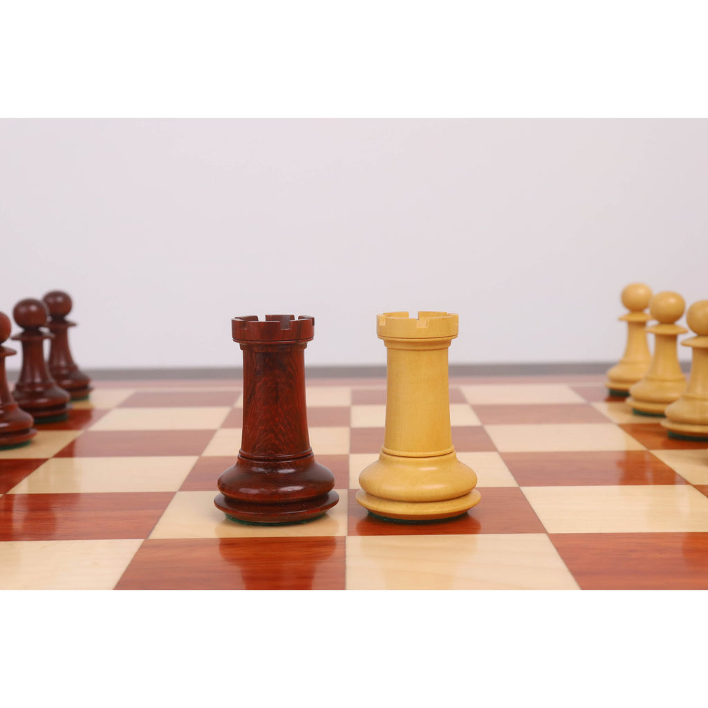3.9" Heritage Series Staunton Chess Set (Chess Pieces Only) Bud Rosewood & Boxwood