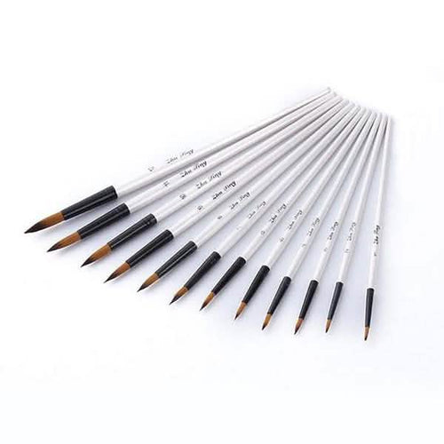 12 Piece Watercolor Paint Brush Kit
