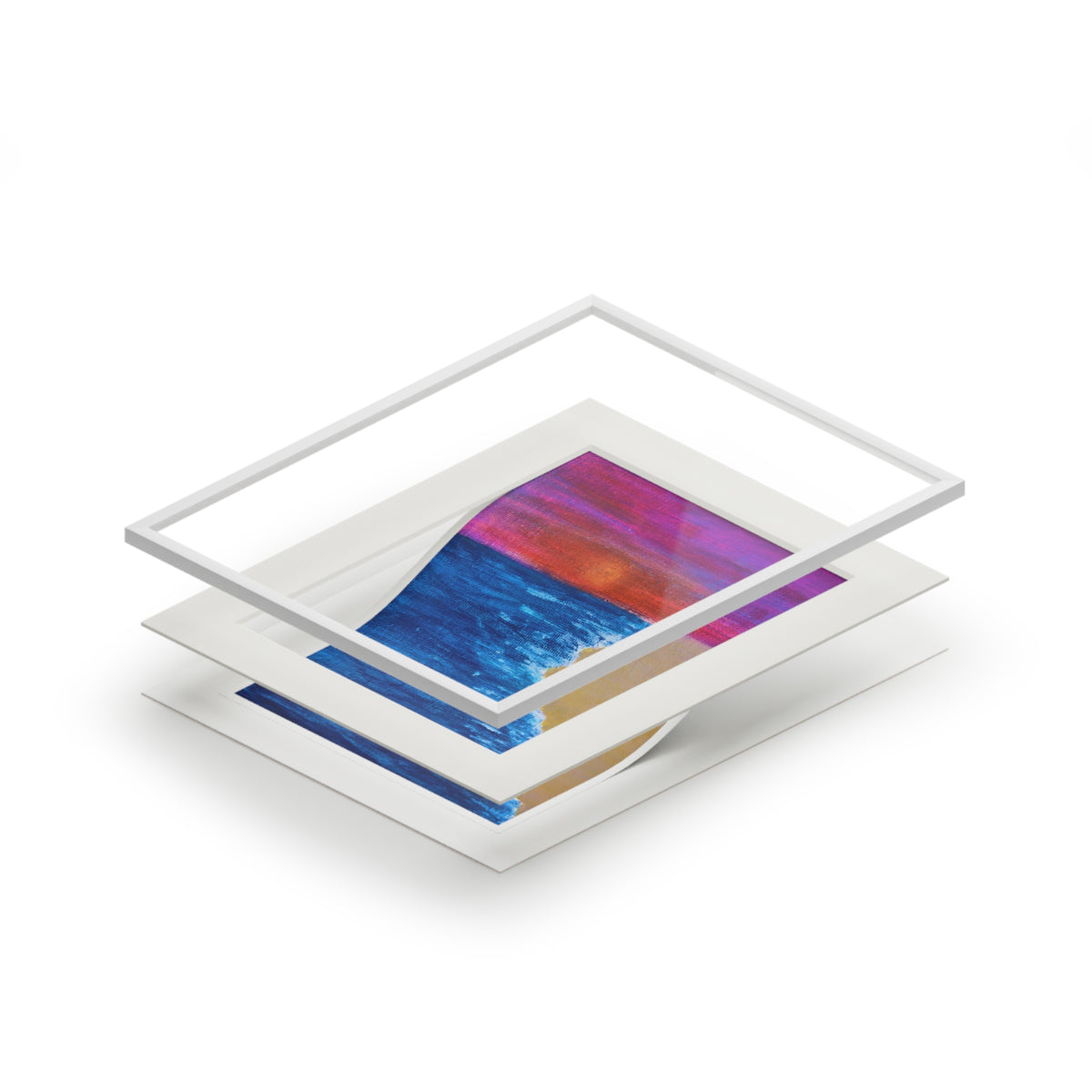 “Sand Stone” Passepartout Giclée Print
