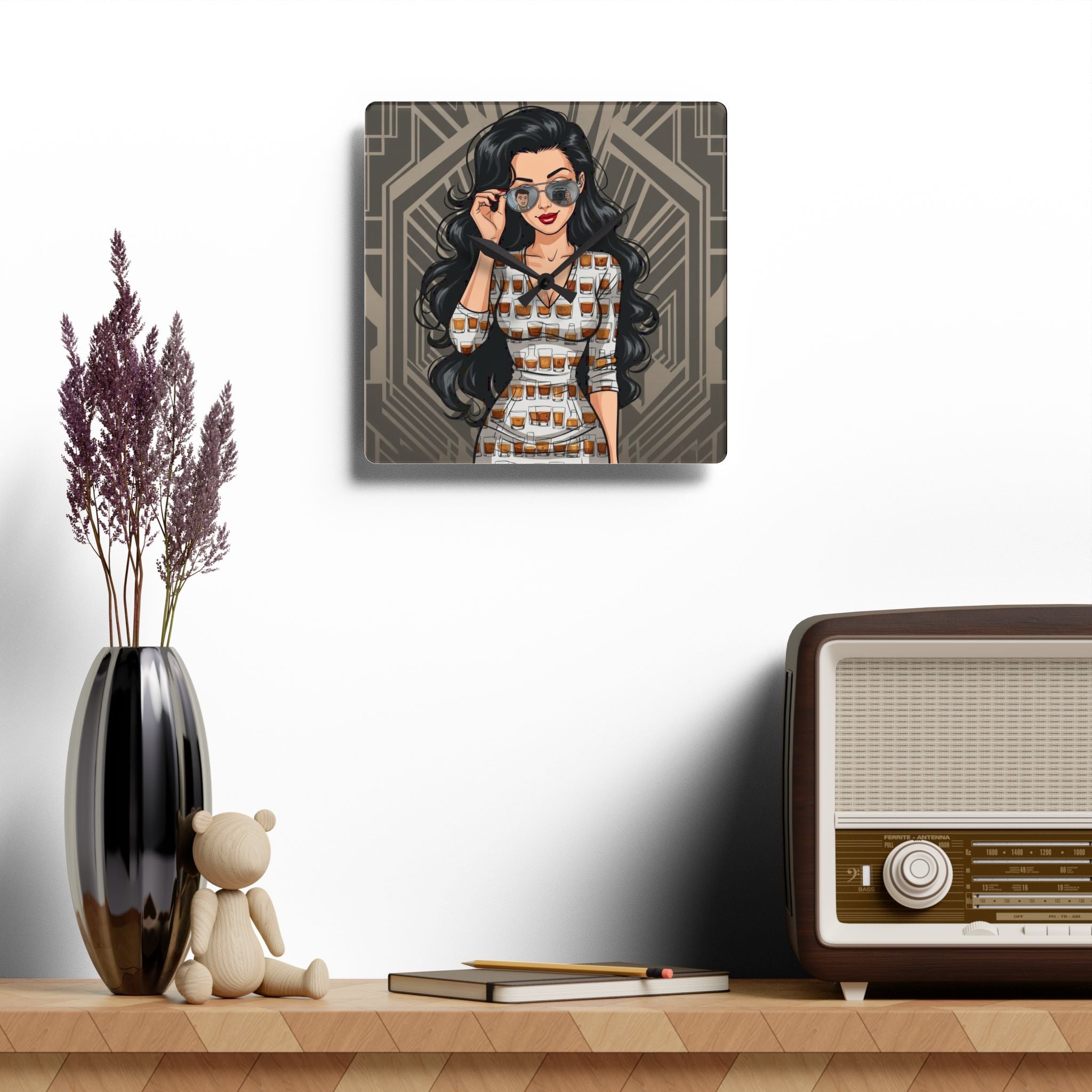 Cookie “P2 Neat” Acrylic Wall Clock