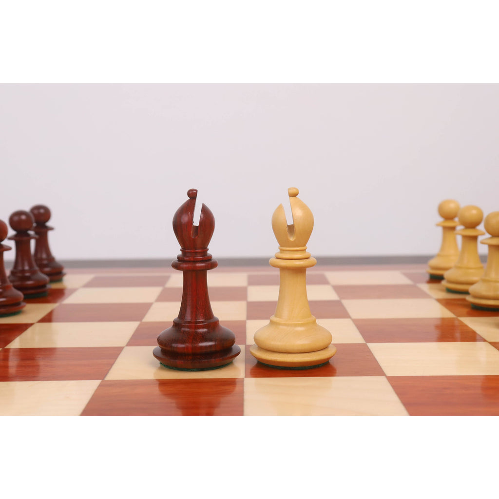 3.9" Heritage Series Staunton Chess Set (Chess Pieces Only) Bud Rosewood & Boxwood