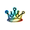 SR Holographic Crown Die-Cut Sticker