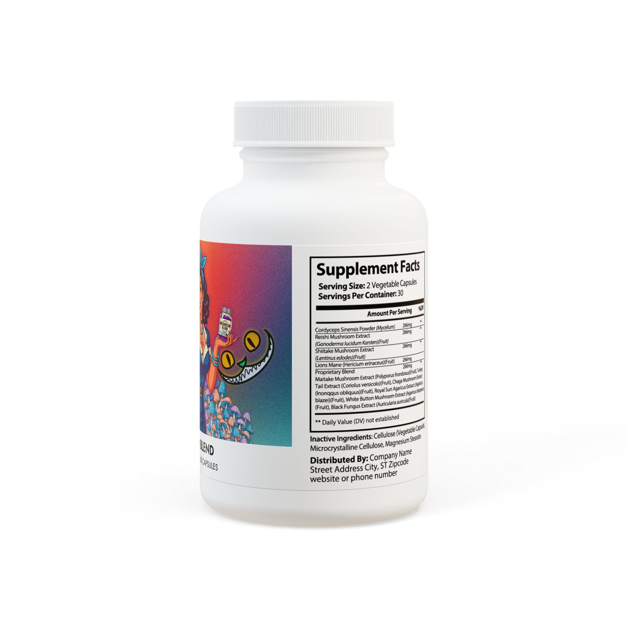 Magic Mushroom Blend Supplement (60 Capsules)