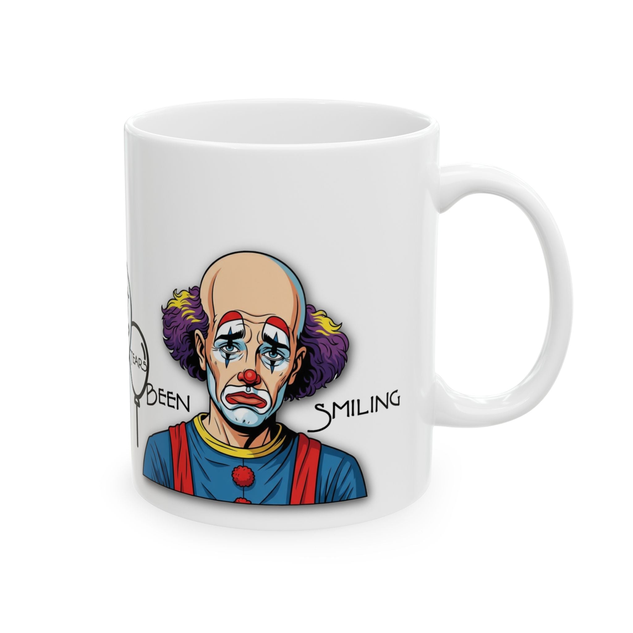 Funny Sad Clown Pagliacci Coffee Mug
