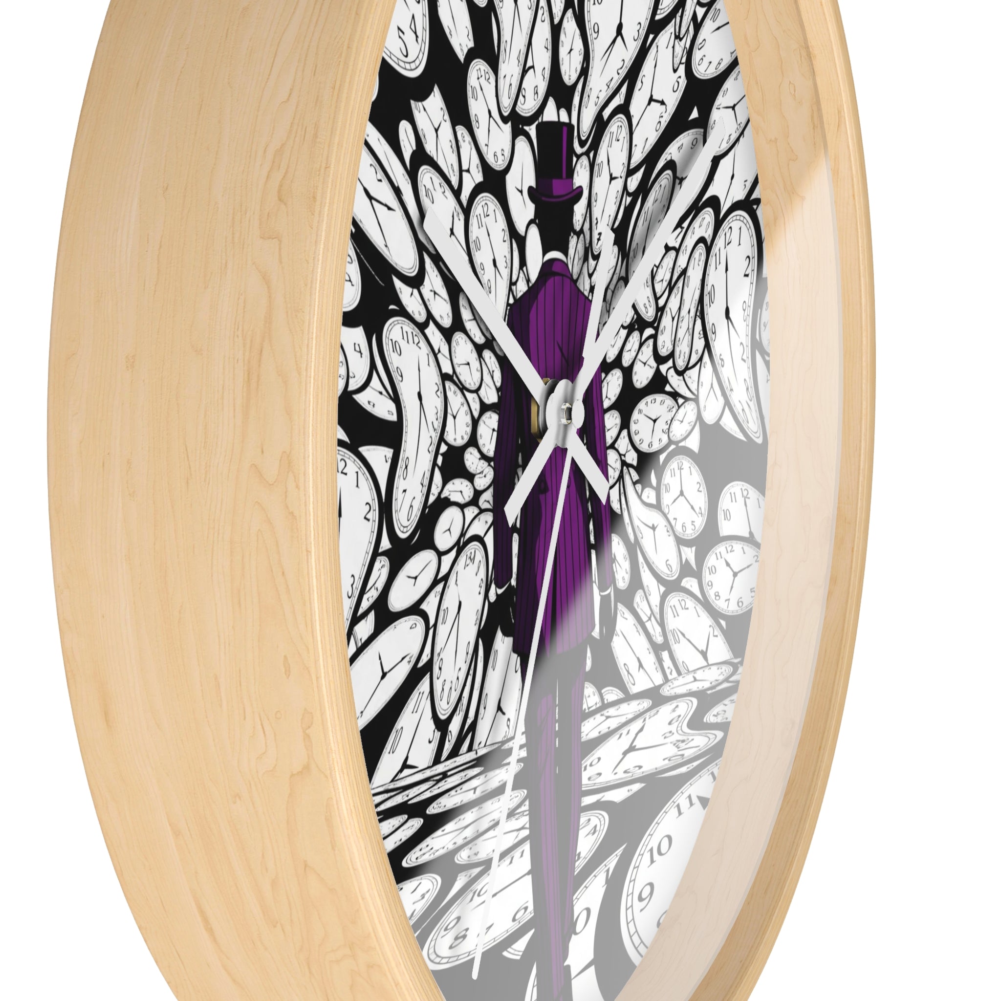 Surreal Warped Acrylic Wall Clock