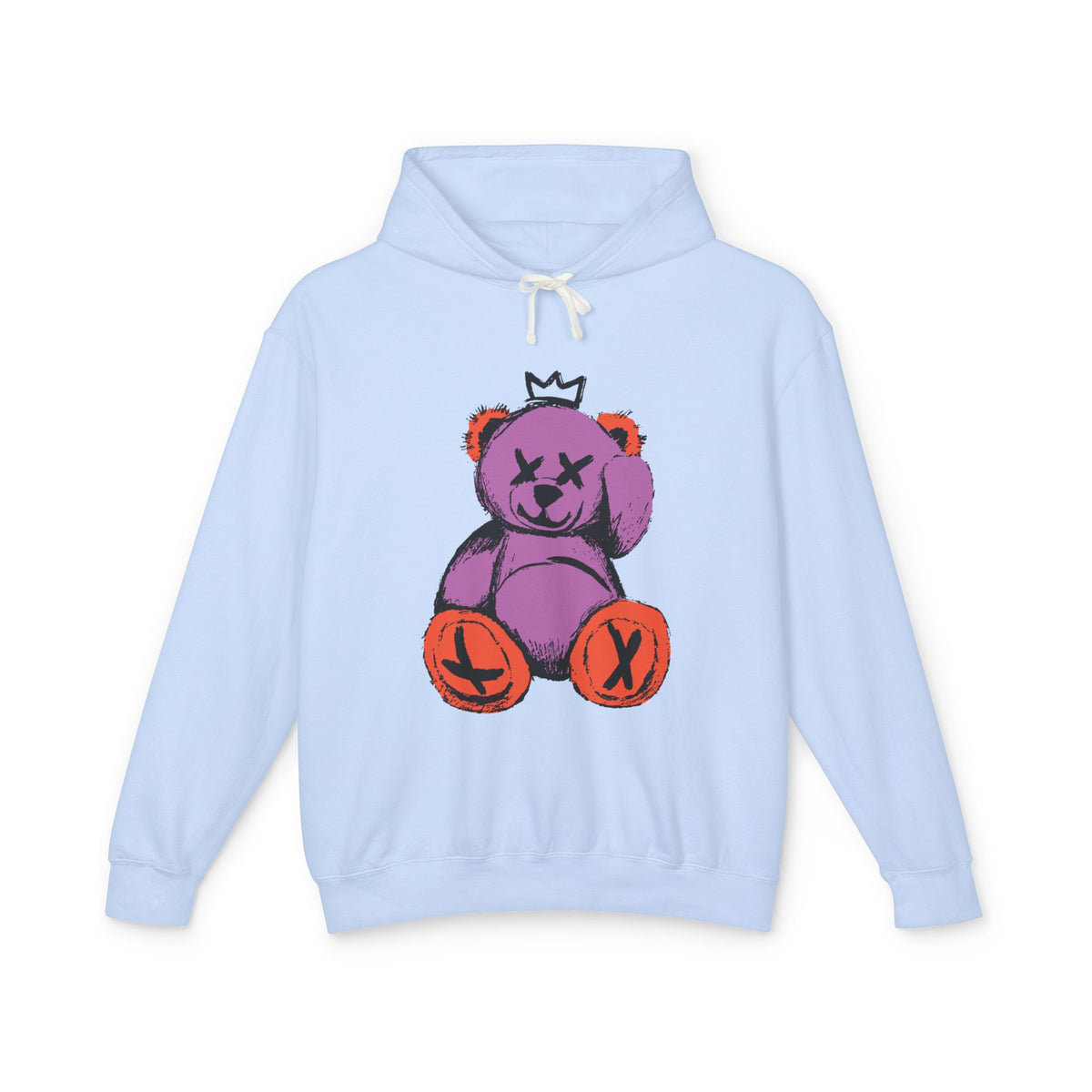 “Bearfully Blind” Punk Teddy Bear Halloween Hoodie