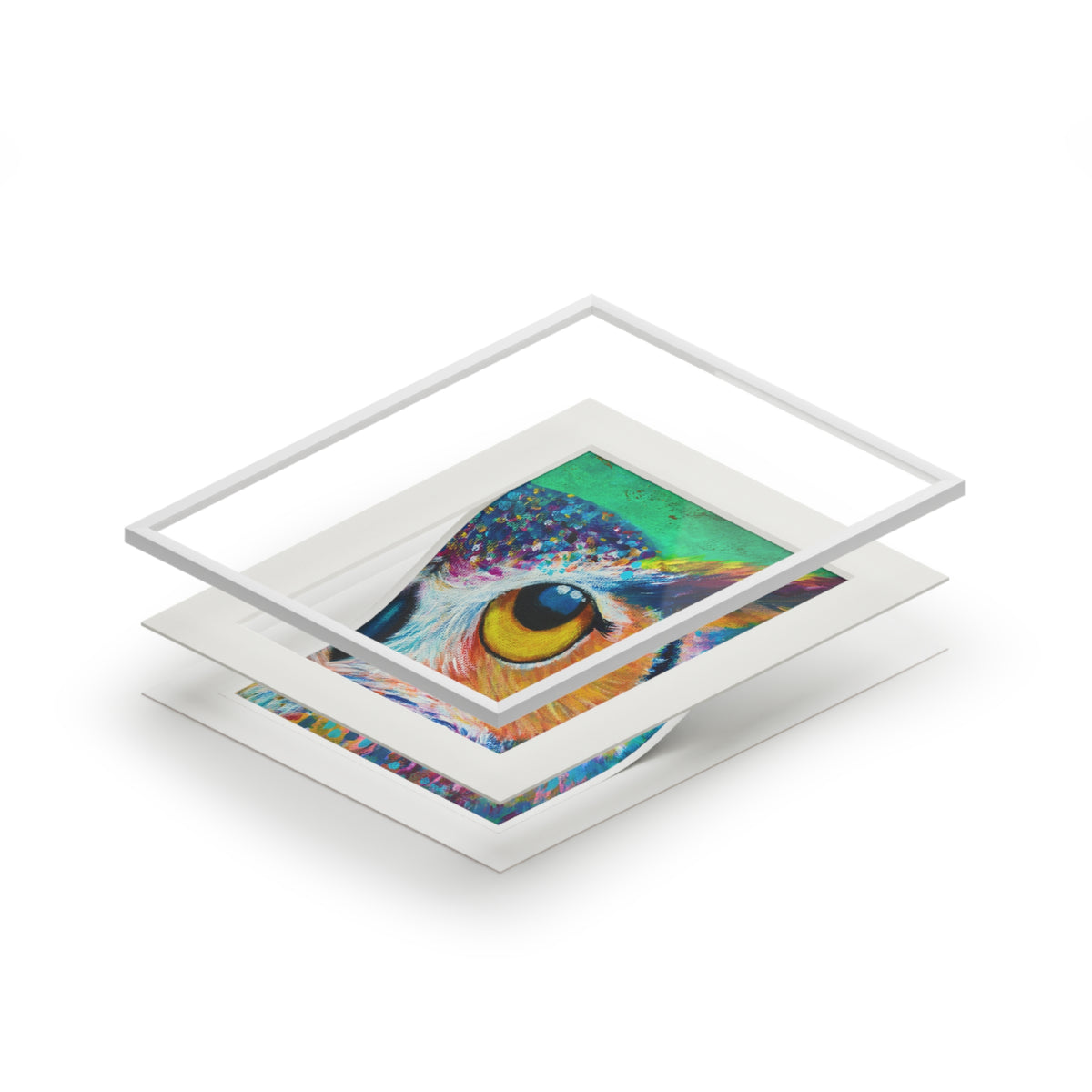 “Owl See You” Passepartout Giclée Print