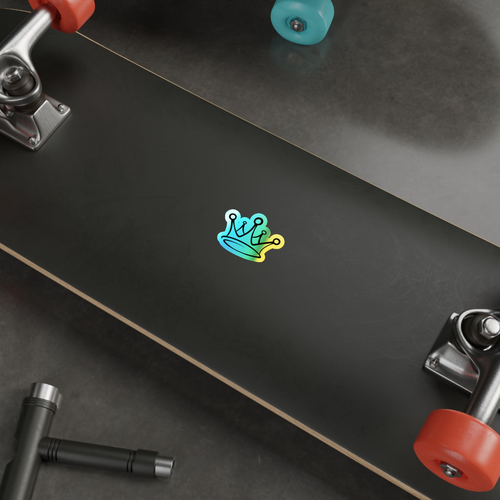 SR Holographic Crown Die-Cut Sticker