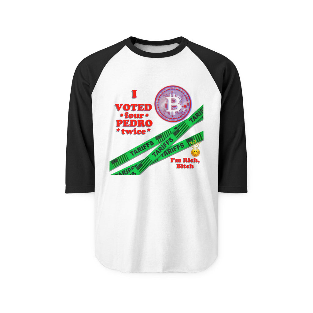 “i voted for Pedro twice” Mister Softieball Tee
