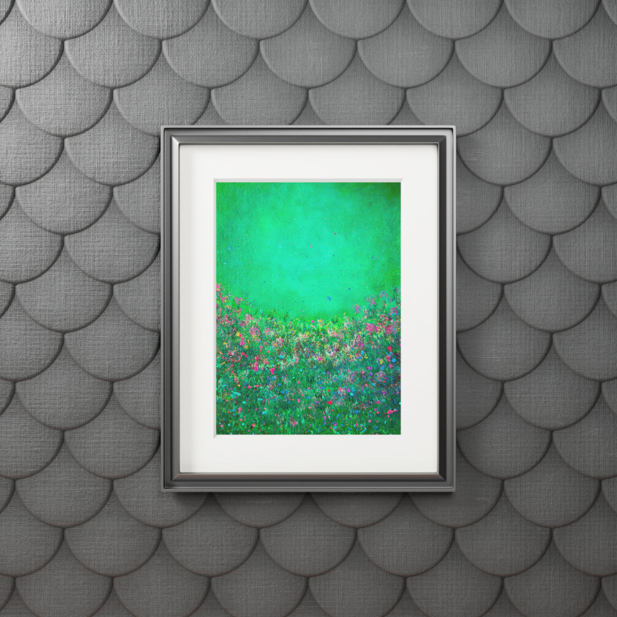 “Green Dreams” Passepartout Giclée Print