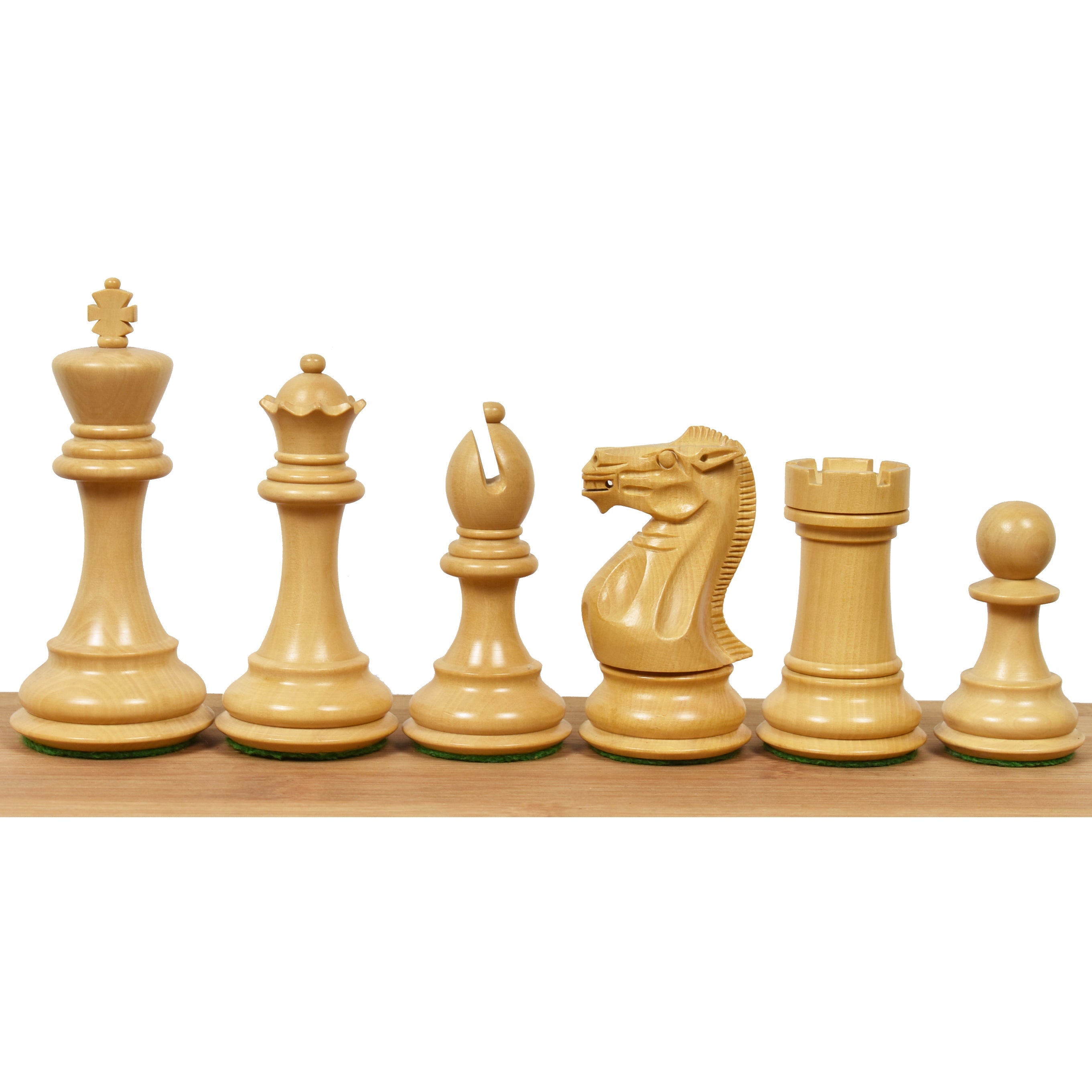 4.1" Rosewood Professional Staunton Weighted Chess Set (Chess Pieces Only) w/4 Queens