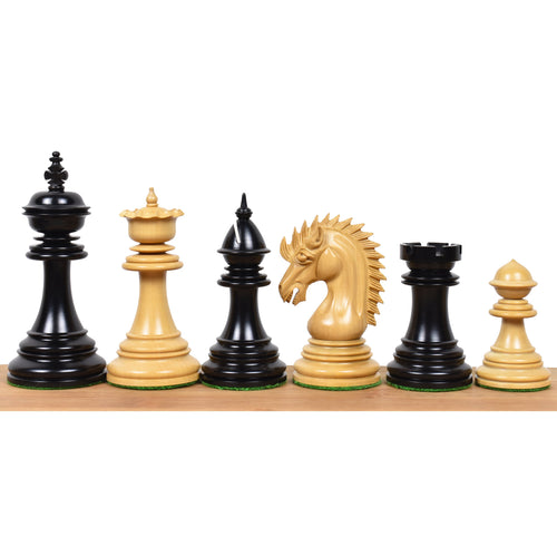 23” Dragon Luxury Ebonised Boxwood 4.4” King Staunton Pieces & Storage Box