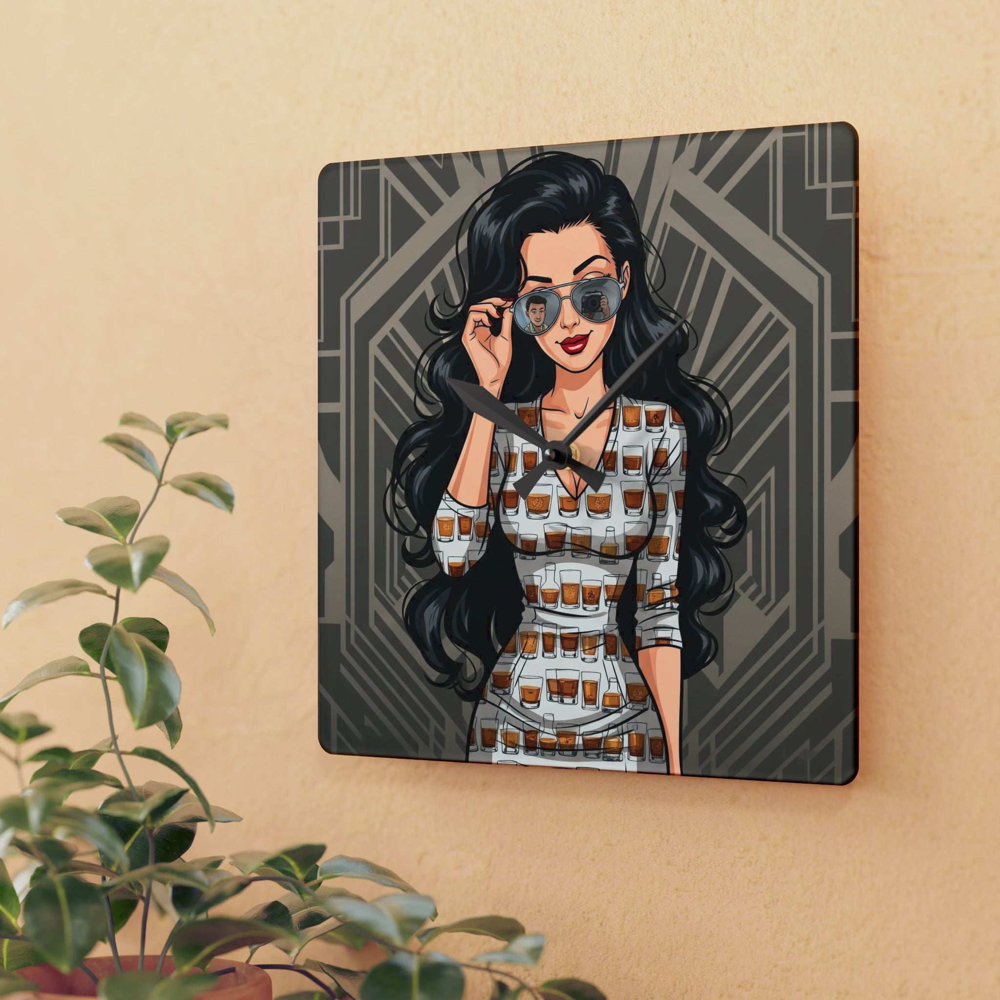 Cookie “P2 Neat” Acrylic Wall Clock