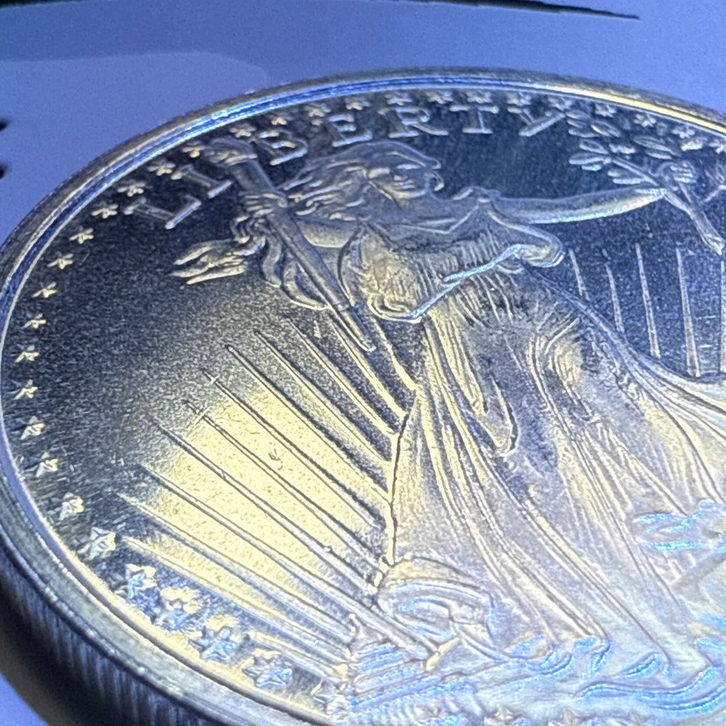 Silver Round • St. Gaudens Double Eagle .999 ounce