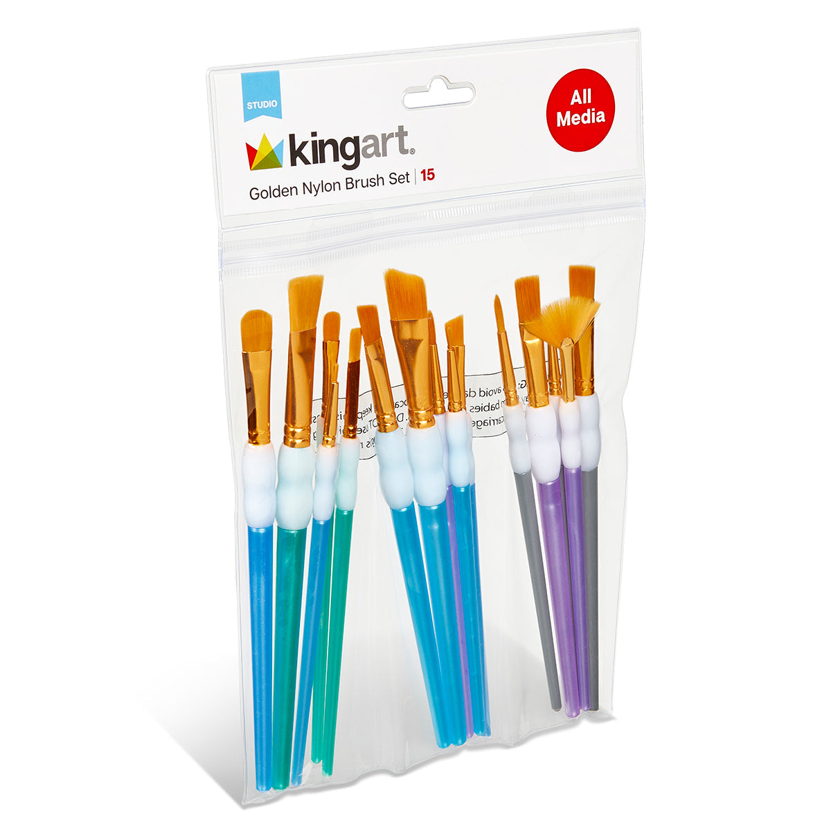 Studio Soft Grip Brush Set 15 Piece