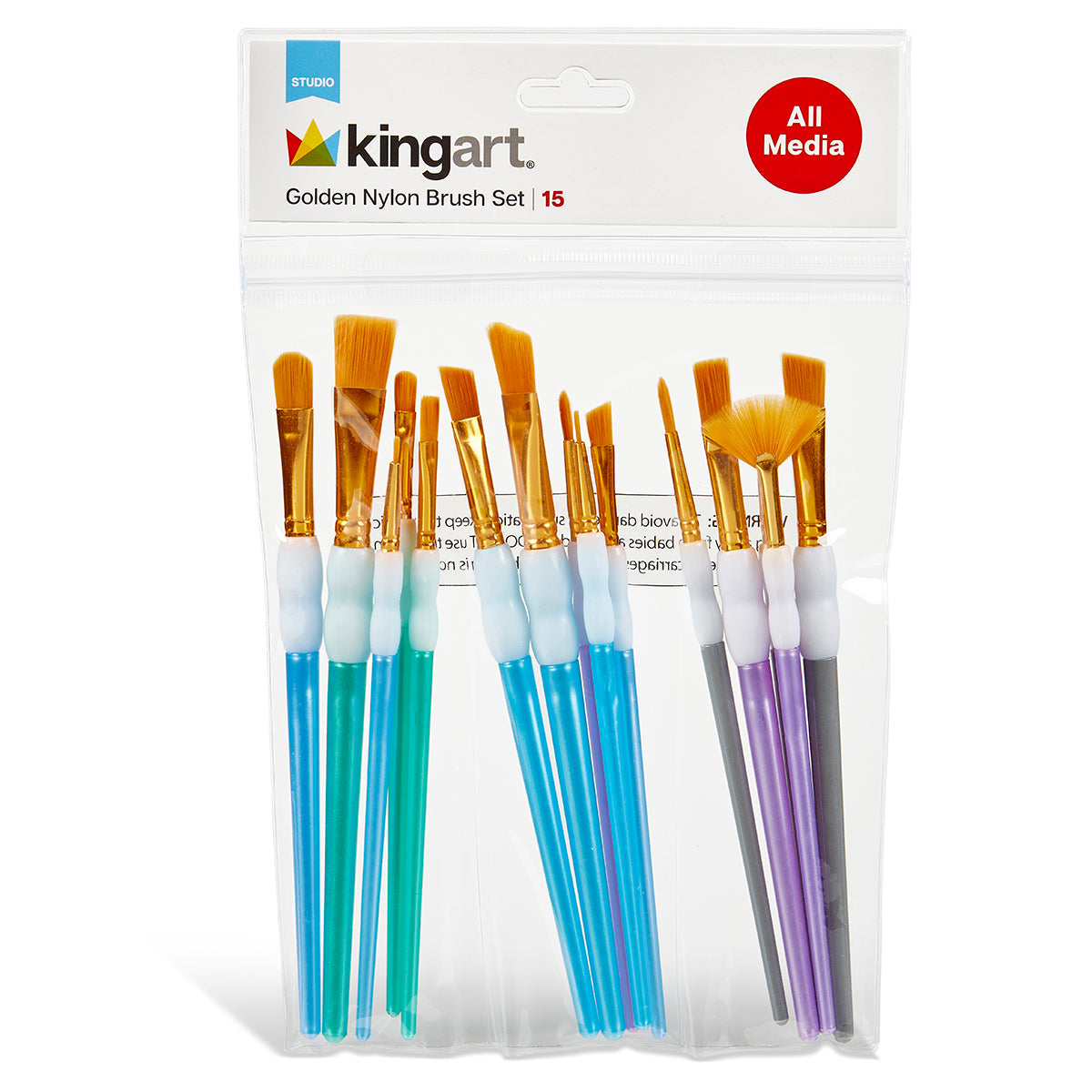 Studio Soft Grip Brush Set 15 Piece