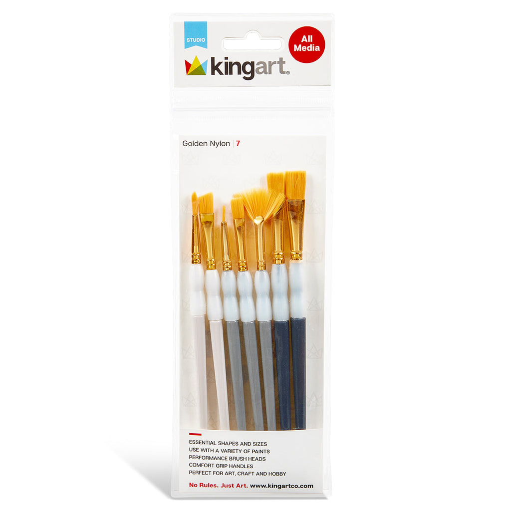 Studio Soft Grip Brush Set 7 piece