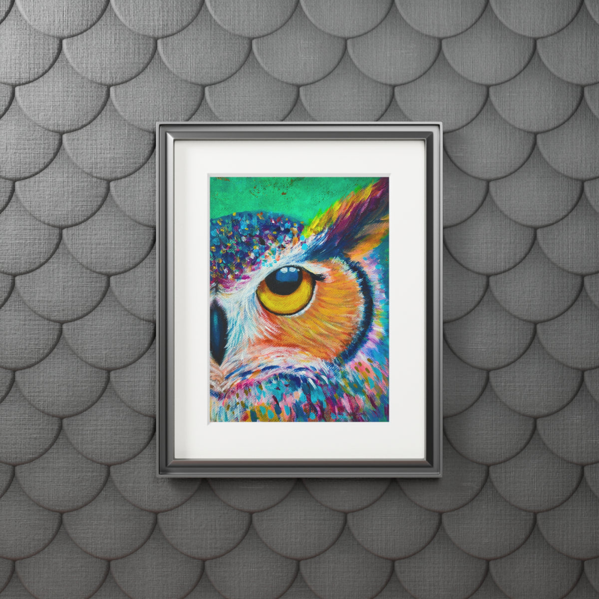 “Owl See You” Passepartout Giclée Print