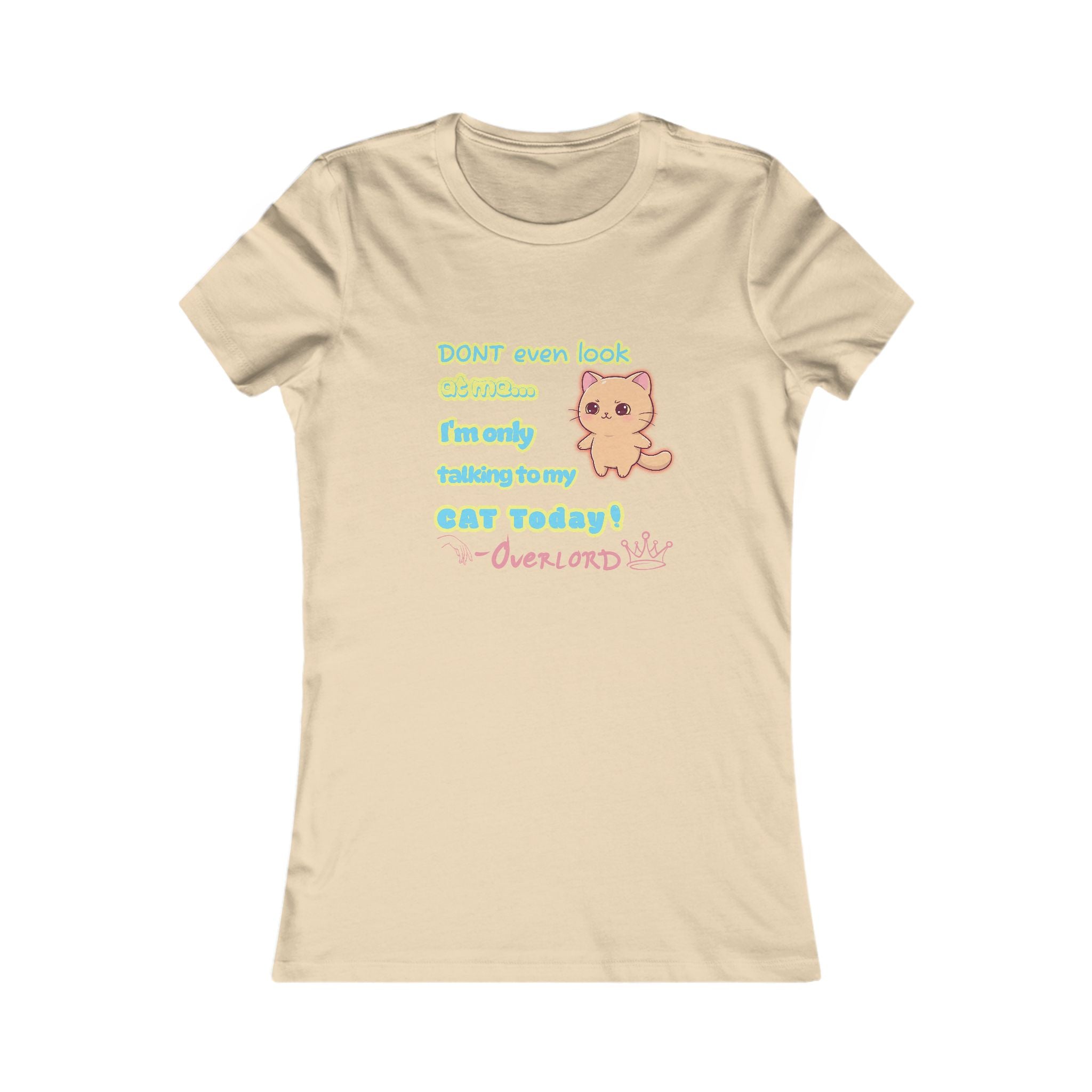 Cute Cat Lover T-Shirt - 'I'm Only Talking to My Cat Today!'