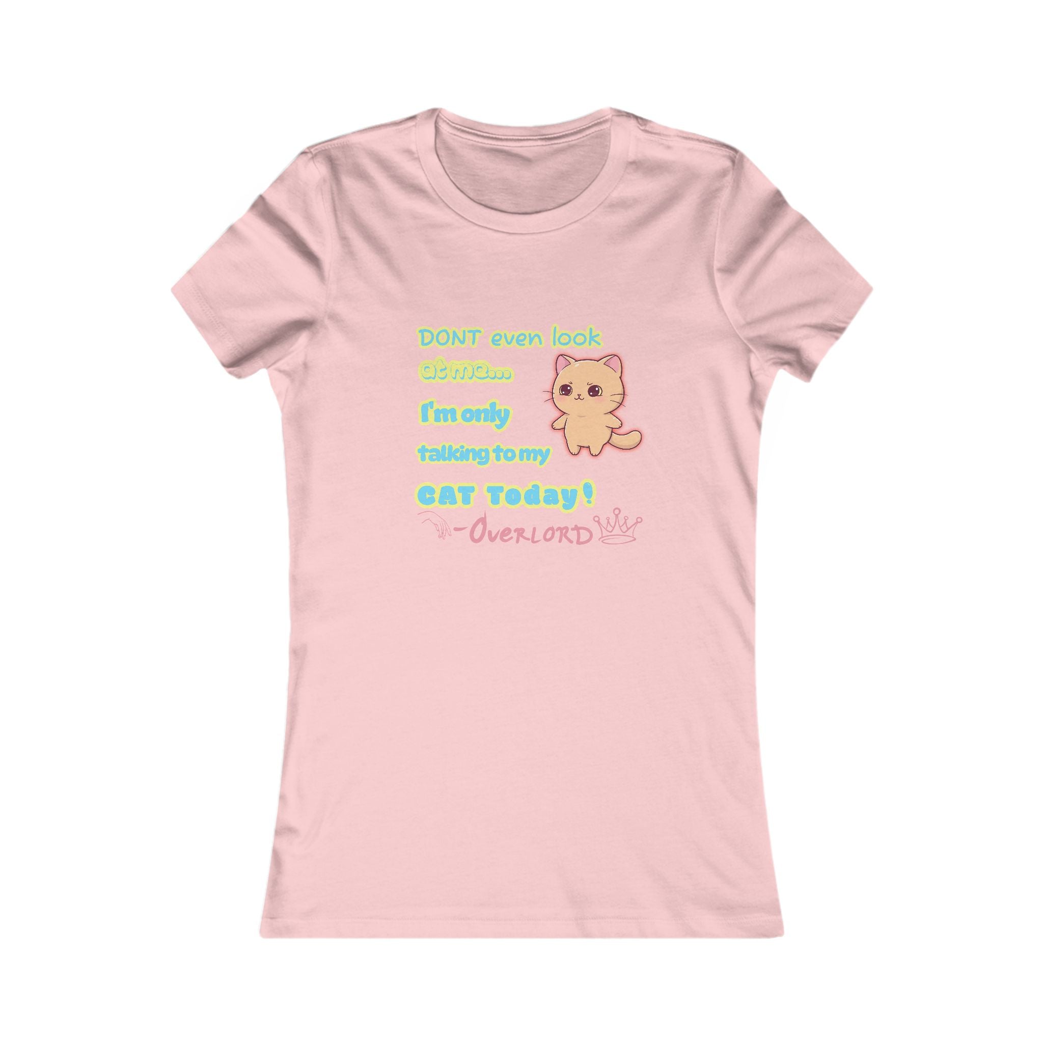 Cute Cat Lover T-Shirt - 'I'm Only Talking to My Cat Today!'