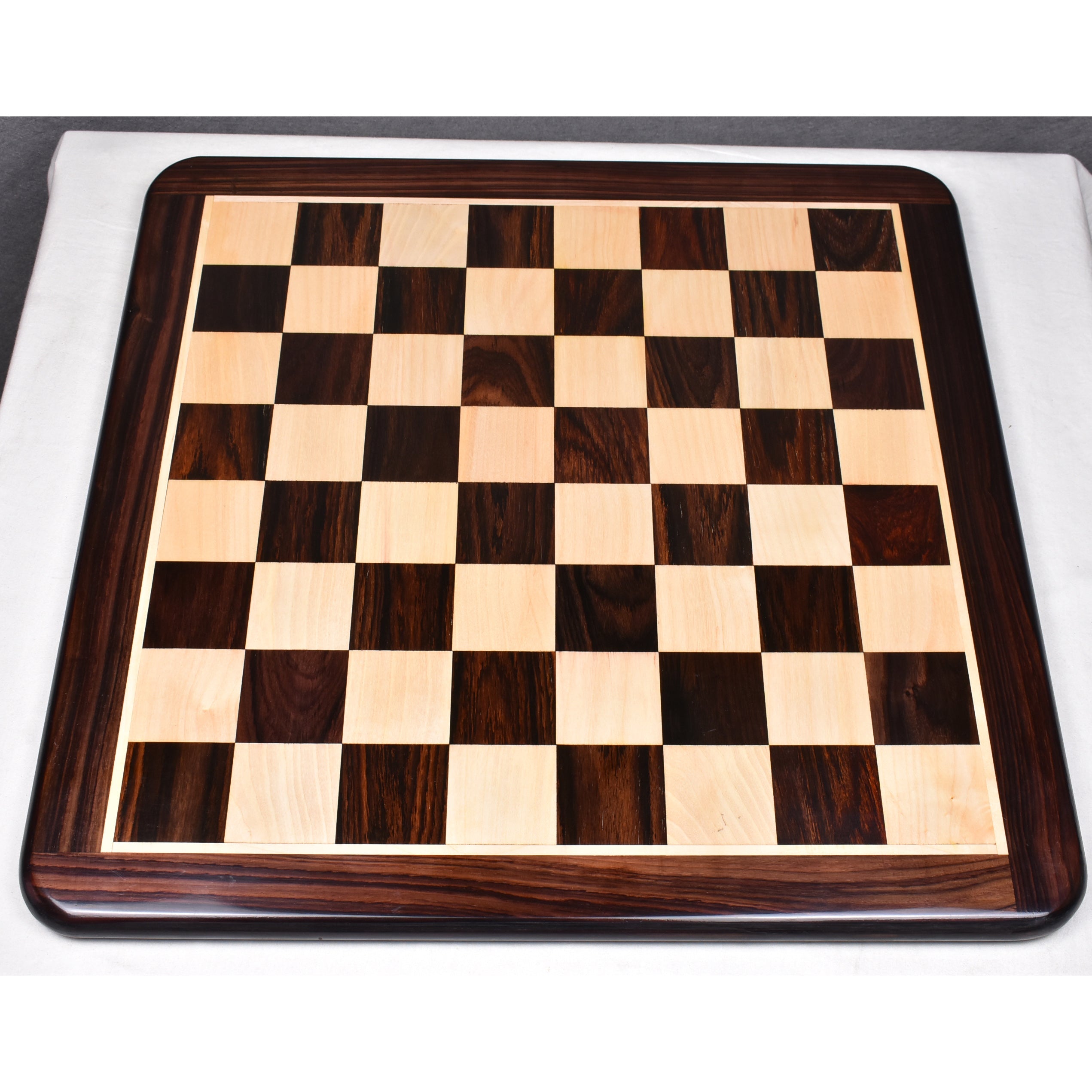 19” Inlaid Chessboard Rosewood & Maple 1.97” Square ~ 50 mm