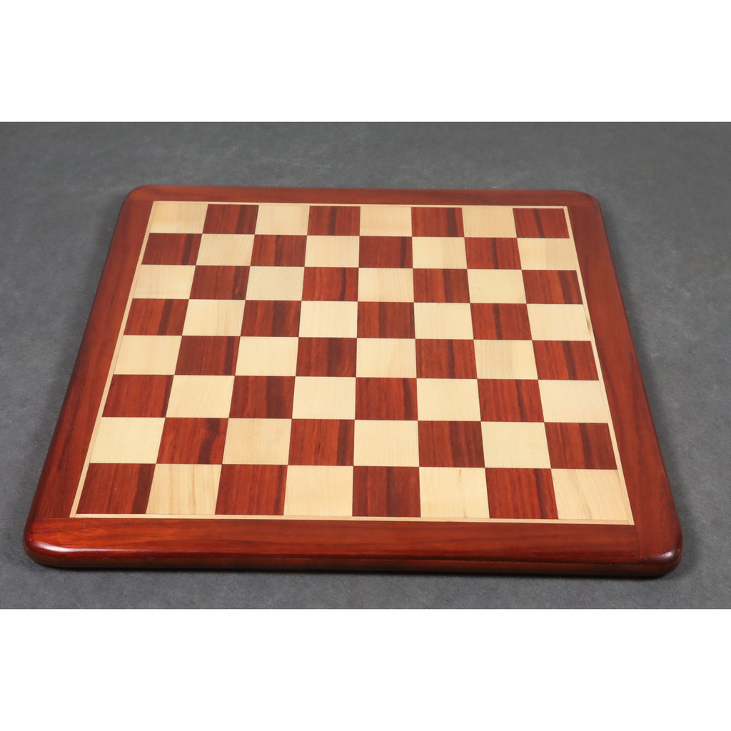 19" Inlaid Chessboard Bud Rosewood & Maple - 1.97” ~ 50 mm Square
