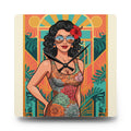“Allie Rose” Succulent Acrylic Wall Clock