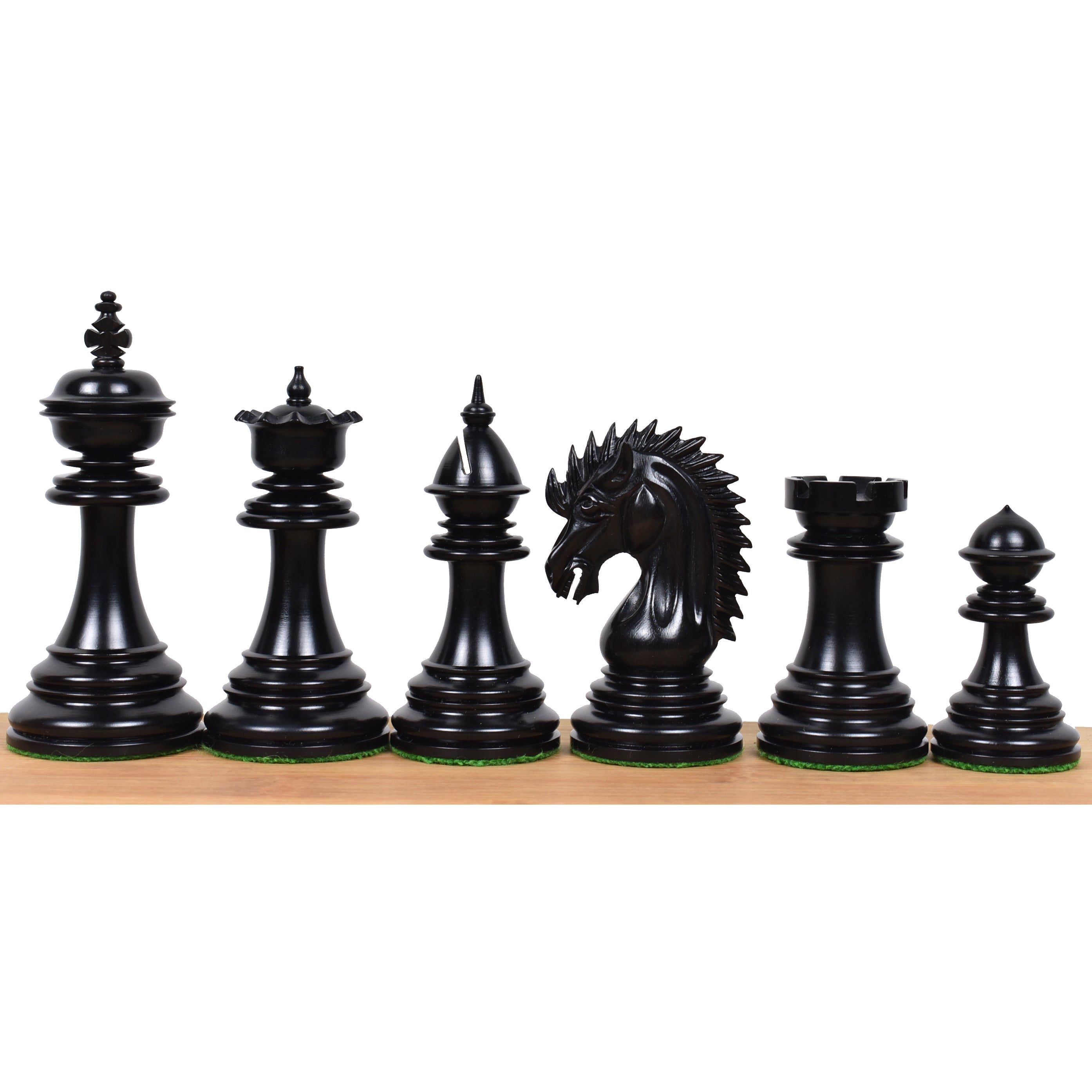 23” Dragon Luxury Ebonised Boxwood 4.4” King Staunton Pieces & Storage Box