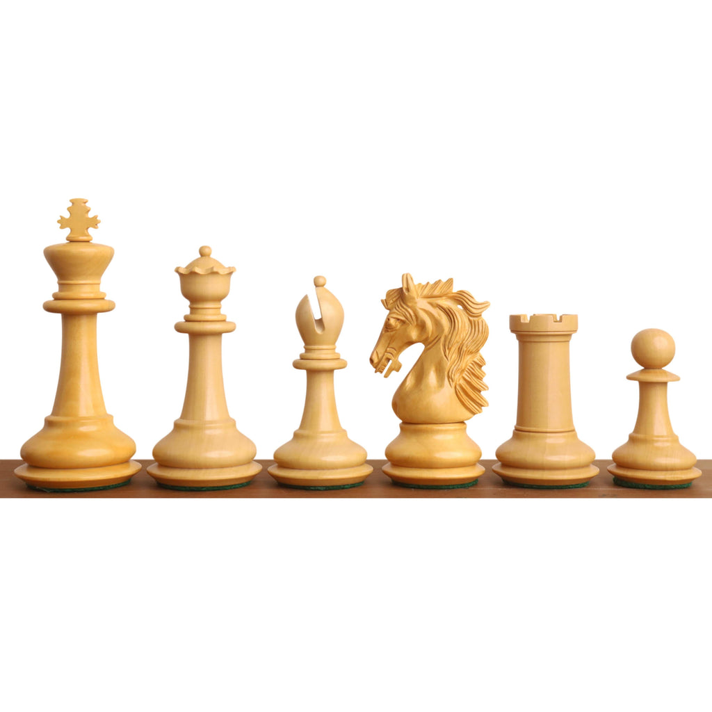 3.9" Heritage Series Staunton Chess Set (Chess Pieces Only) Rosewood & Boxwood