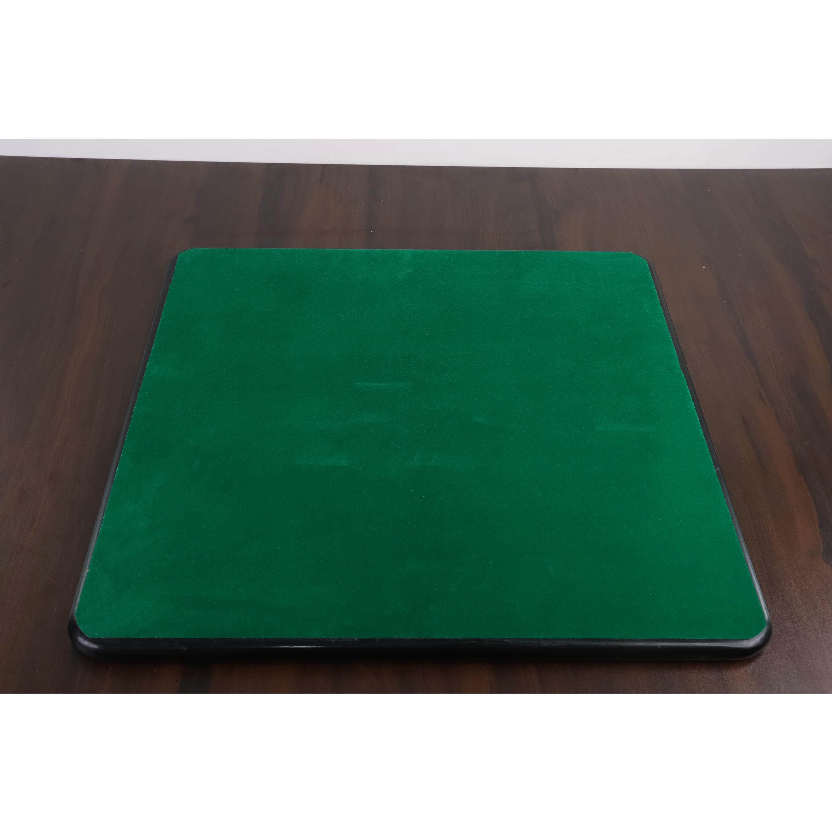 21" Inlaid Ebony & Maple Wood Chess Board 2.18” Square (55 mm)