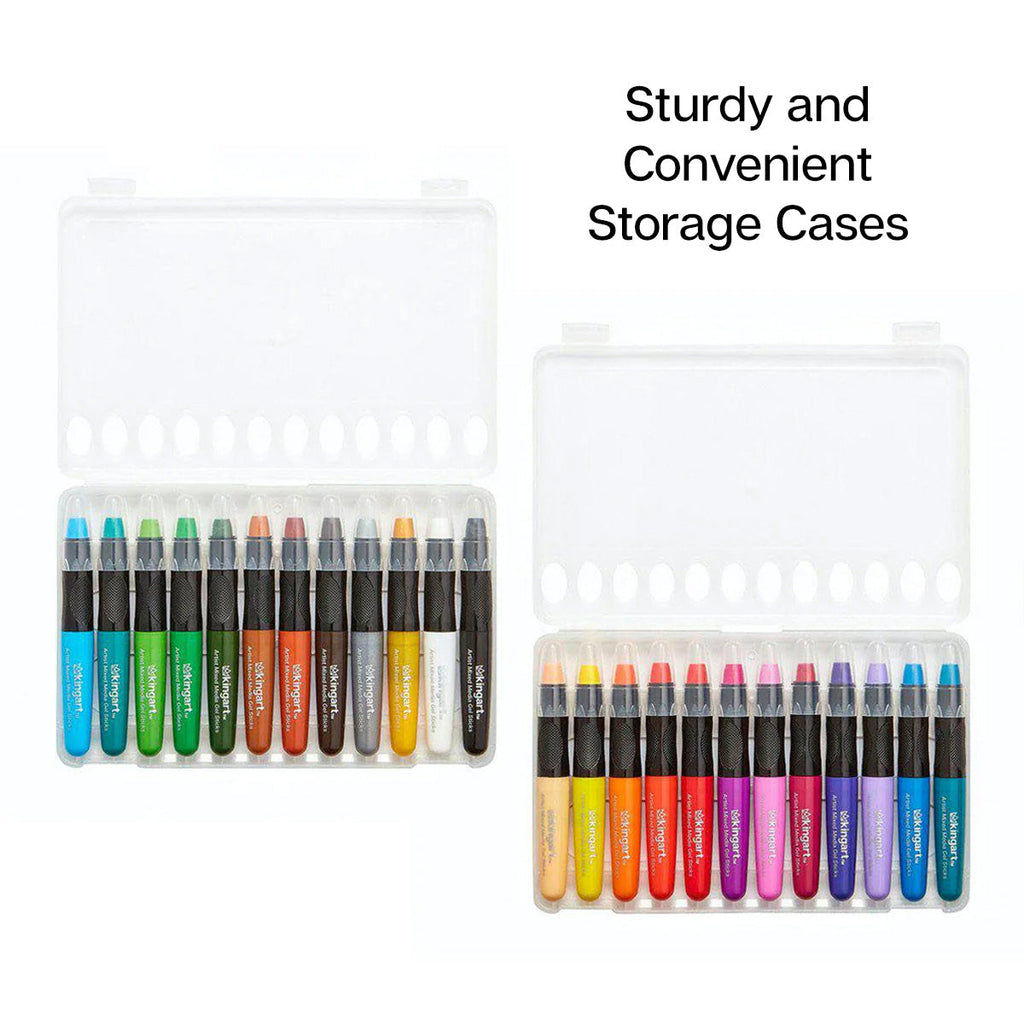 Mixed Media Gel Stick Crayons 24 Colors