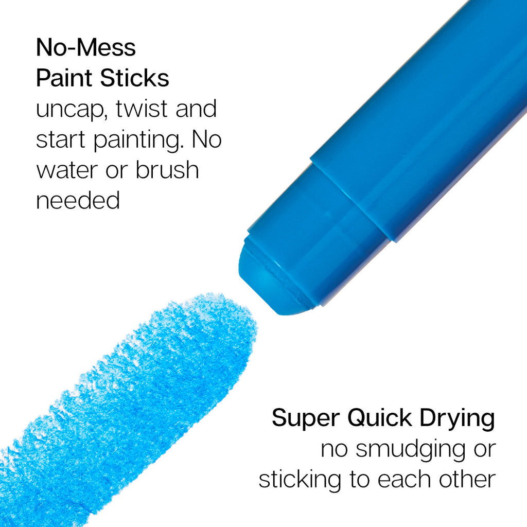 Kingart 60 Colors Tempera Paint Sticks