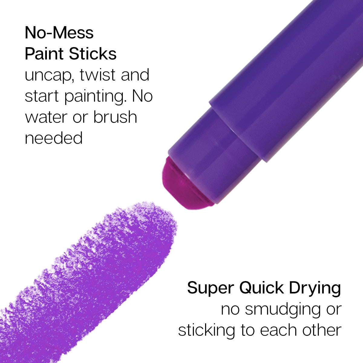 24 Colors Tempera Paint Sticks