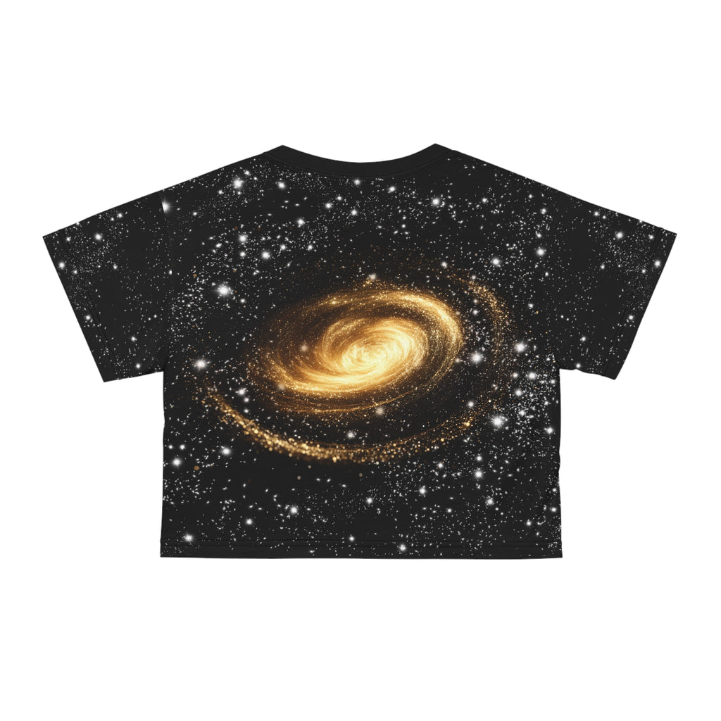“Limitless” Cosmic Tree Crop Tee - Universe