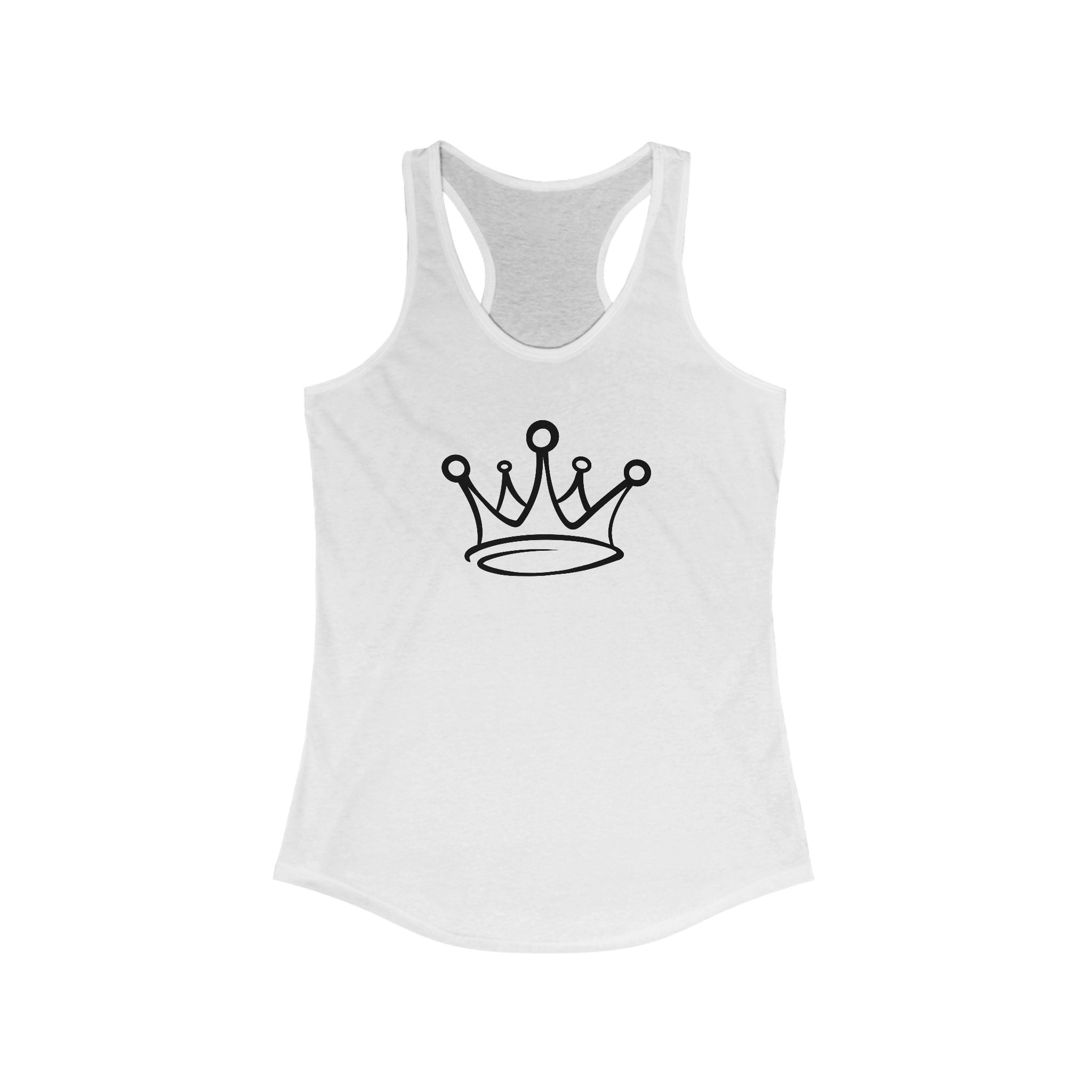 Queen Tank, Cute Summer Top, Women's Workout Shirt, Casual Wear, Princess Shirt
