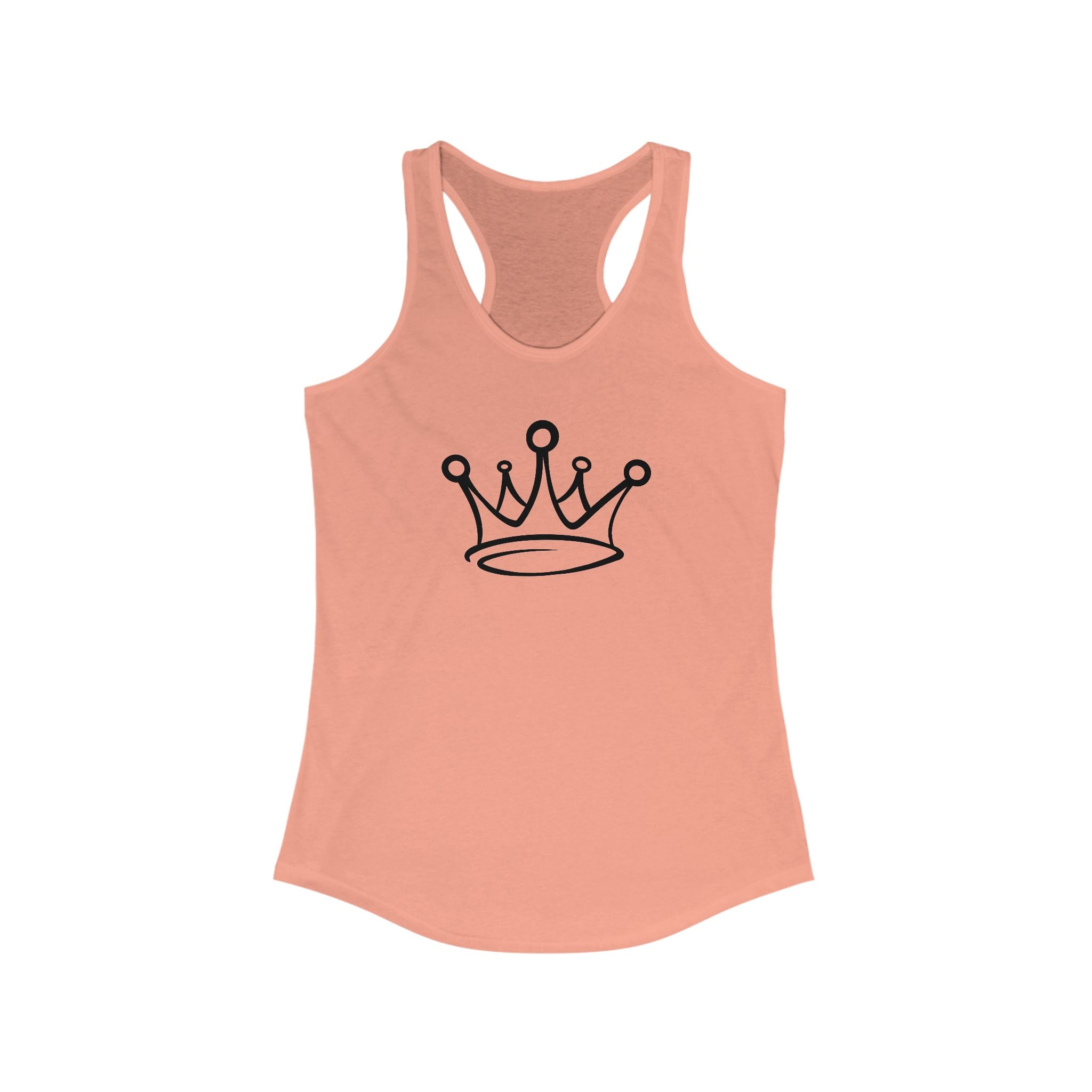 Queen Tank, Cute Summer Top, Women's Workout Shirt, Casual Wear, Princess Shirt
