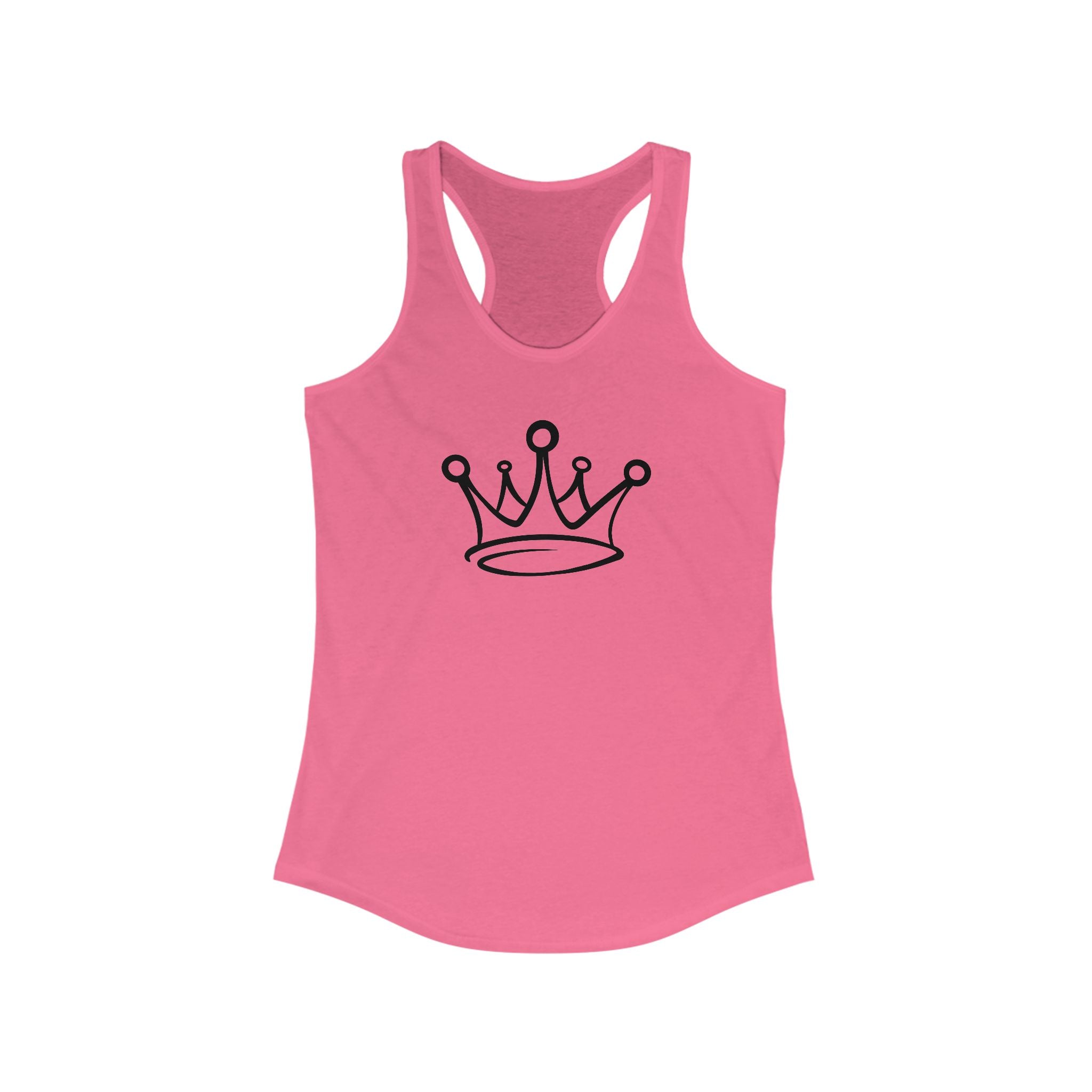 Queen Tank, Cute Summer Top, Women's Workout Shirt, Casual Wear, Princess Shirt